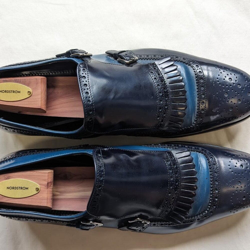 Prada Patent Leather Lasercut Accents Dress Loafers Size 8.5